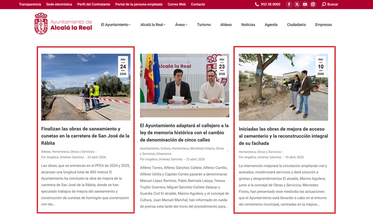 La Junta Electoral Provincial sí considera contrarias a la Ley Electoral varias publicaciones del Ayuntamiento