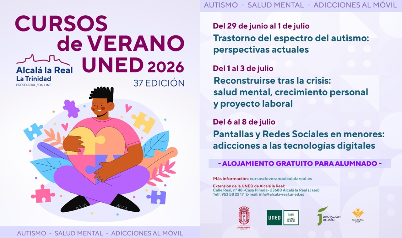 Conoce los tres Cursos de Verano de la UNED que abordarán el autismo, la salud mental y las adicciones al móvil