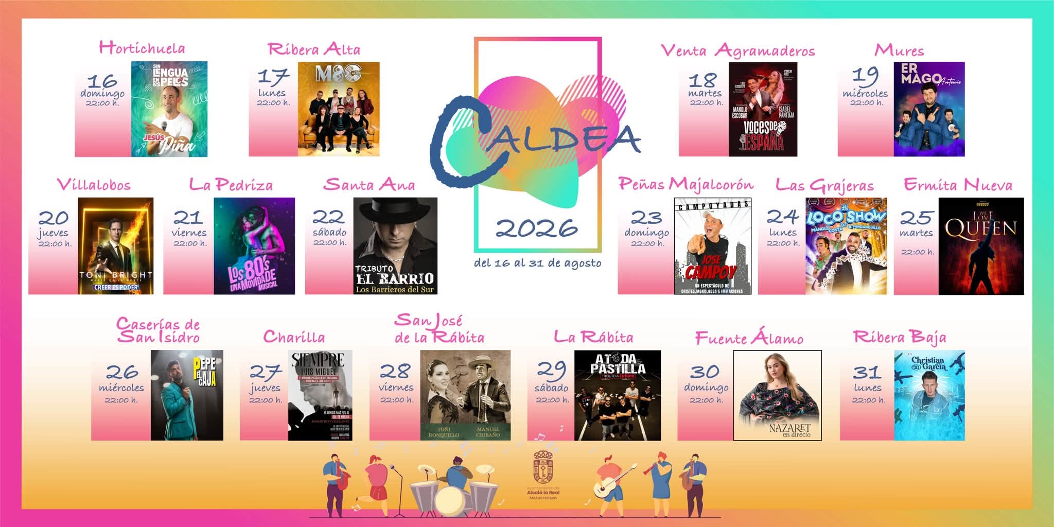 Festival Caldea 2026 en las aldeas alcalaínas