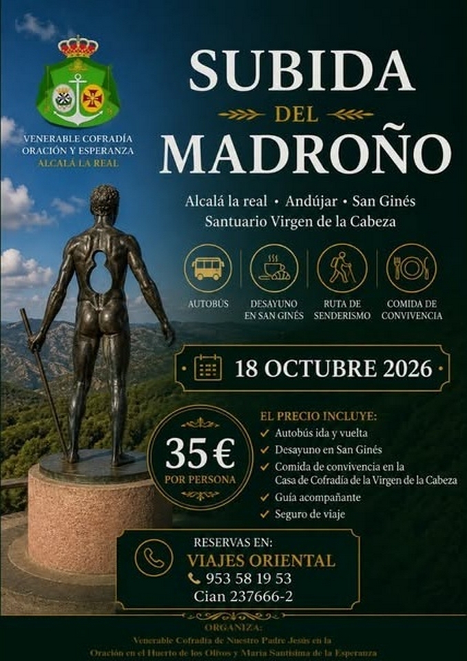 Viaje a Andujar: Subida del Madroño