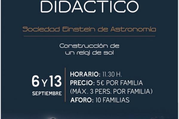 Taller didáctico de construcción de reloj de sol