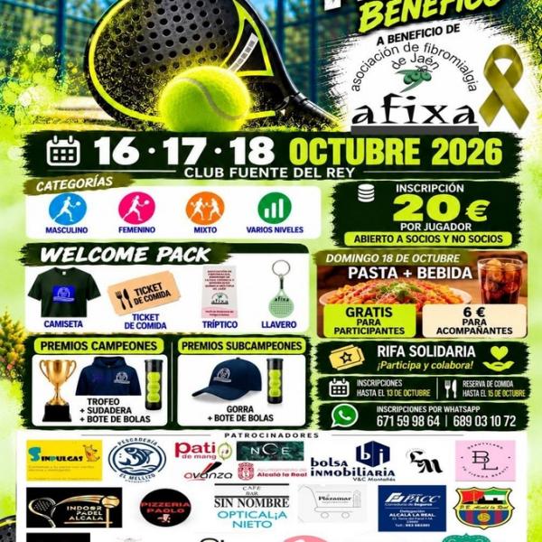 Torneo de Pádel en beneficio de Afixa