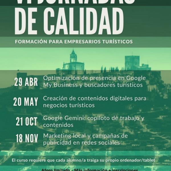 VI Jornadas de Calidad para empresarios turísticos